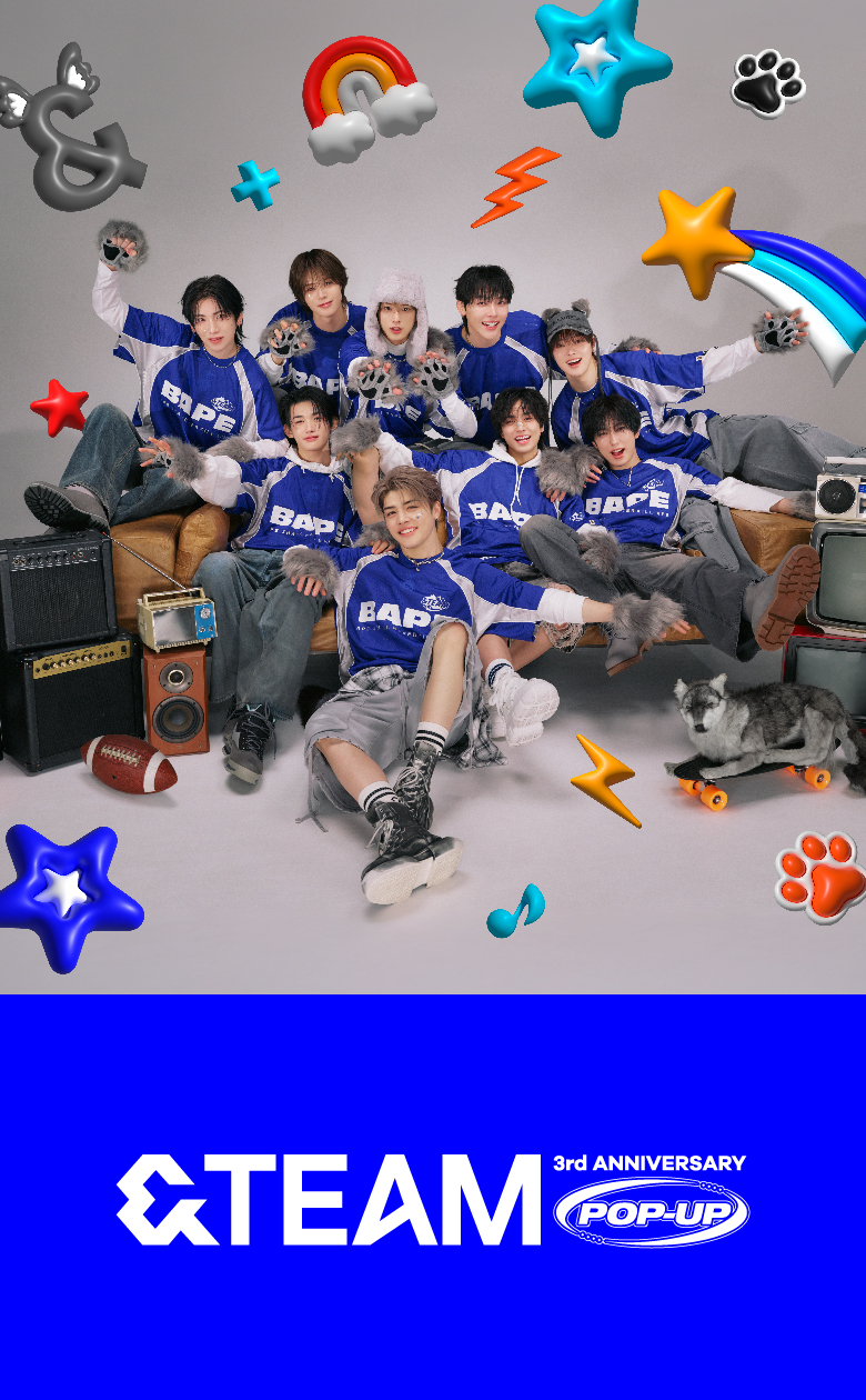 &TEAM ツアー開催記念 ラキドロ 東京 Weverse フルコンプセット③ &TEAM 3rd Anniversary POP-UP - Weverse Ticket