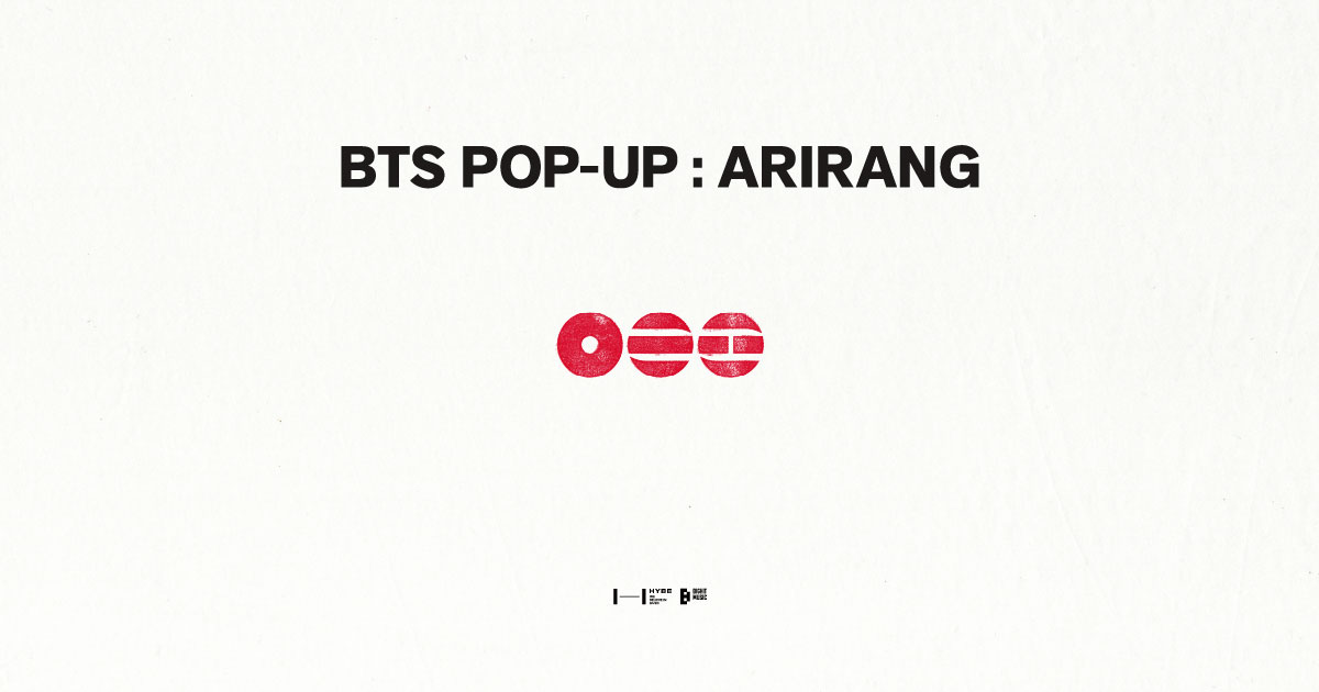 BTS POP-UP：ARIRANG - Weverse Ticket