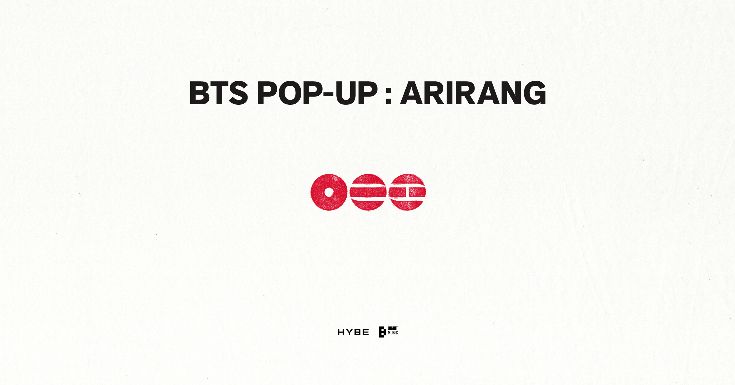 BTS POP-UP : ARIRANG - Weverse Ticket