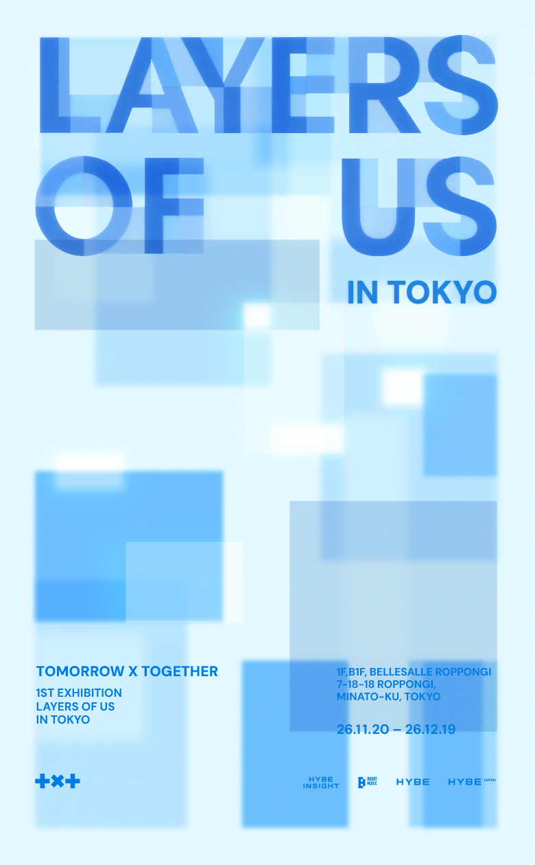 HYBE INSIGHT LAYERS OF US 入場特典スビンセット HYBE INSIGHT] TOMORROW X TOGETHER Exhibition 『LAYERS OF US』 in